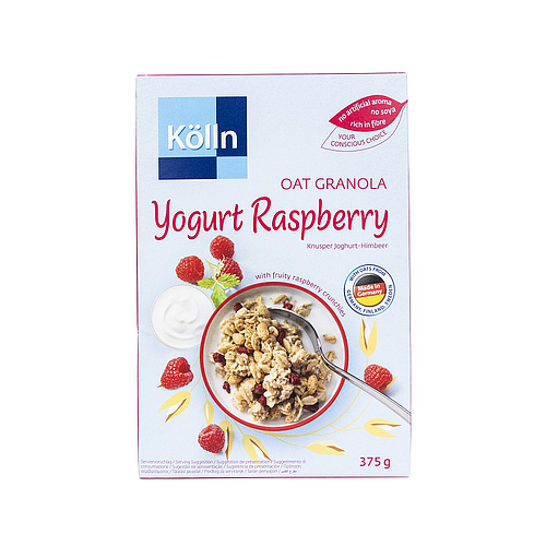 Kolln Muesli Crunchy Yogurt & Raspb. & Oats - 375g